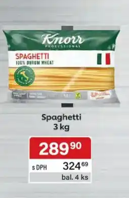 Qanto Knorr Spaghetti nabídka