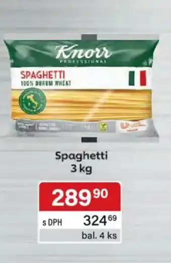 Qanto Knorr Spaghetti nabídka