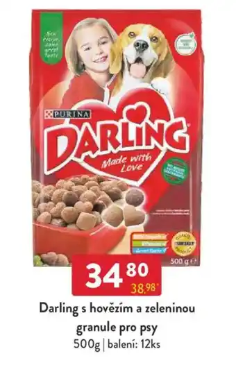 Qanto Darling s hovězím a zeleninou granule pro psy nabídka