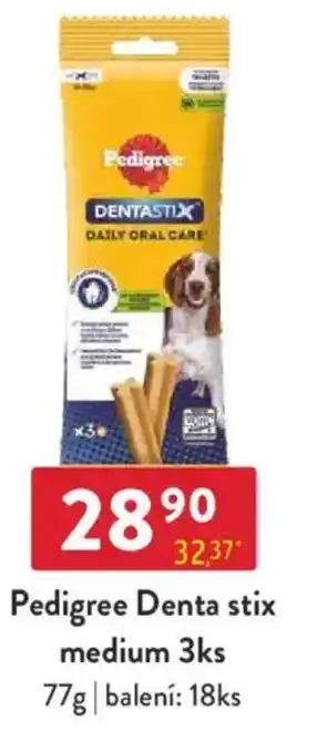 Qanto Pedigree Denta stix medium 3ks nabídka
