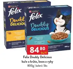 Qanto Felix Doubly Delicious kuře a krůta, losos a ryby nabídka