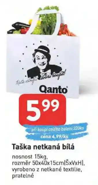Qanto Taška netkaná bílá nabídka