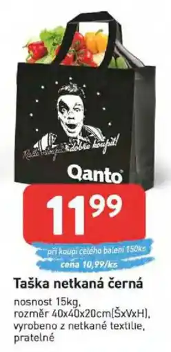 Qanto Taška netkaná černá nabídka