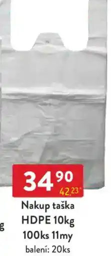 Qanto Nakup taška HDPE 10kg 11my nabídka