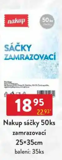 Qanto Nakup sáčky zamrazovací nabídka