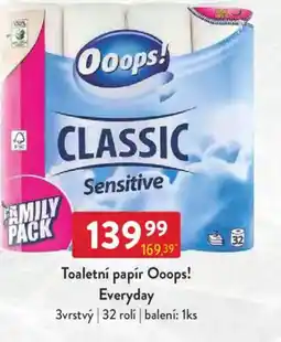 Qanto Toaletní papír Ooops! Everyday nabídka