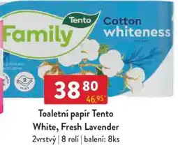 Qanto Toaletní papír Tento White, Fresh Lavender nabídka