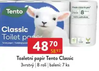 Qanto Toaletní papír Tento Classic nabídka
