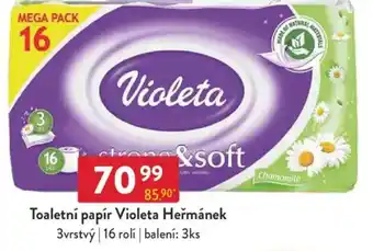 Qanto Toaletní papír Violeta Heřmánek nabídka