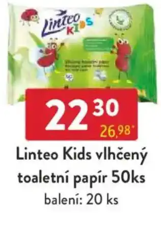 Qanto Linteo Kids vlhčený toaletní papír nabídka