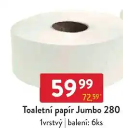 Qanto Toaletní papír Jumbo 280 nabídka