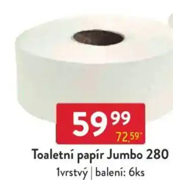 Qanto Toaletní papír Jumbo 280 nabídka