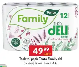 Qanto Toaletní papír Tento Family del nabídka