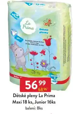 Qanto Dětské pleny La Prima nabídka