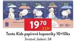 Qanto Tento Kids papírové kapesníky nabídka