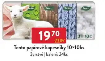 Qanto Tento papírové kapesníky nabídka