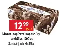 Qanto Linteo papírové kapesníky krabička nabídka