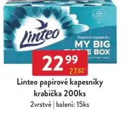 Qanto Linteo papírové kapesníky krabička nabídka