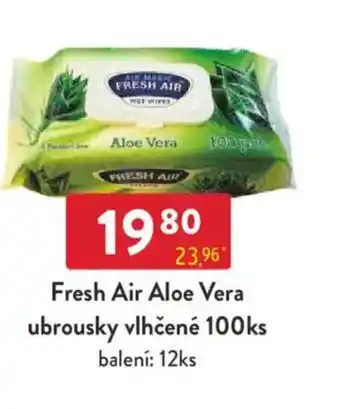 Qanto Fresh Air Aloe Vera ubrousky vlhčené nabídka