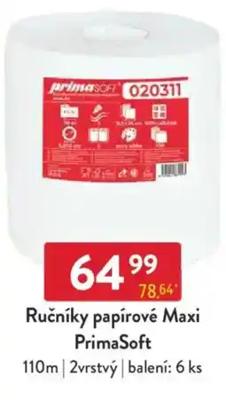 Qanto Ručníky papírové Maxi PrimaSoft nabídka