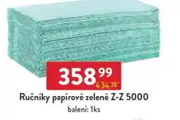 Qanto Ručníky papírové zelené Z-Z 5000 nabídka