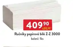 Qanto Ručníky papírové bílé Z-Z 3000 nabídka