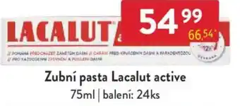 Qanto Zubni Pasta Lacalut active nabídka