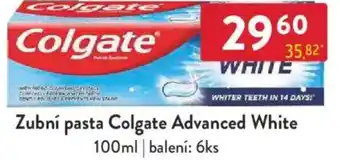 Qanto Zubní pasta Colgate Advanced White nabídka
