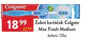 Qanto Zubní kartáček Colgate Max Fresh Medium nabídka