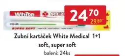 Qanto Zubní kartáček White Medical 1+1 soft, super soft nabídka