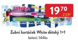 Qanto Zubní kartáček White dětský 1+1 nabídka