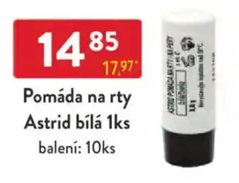 Qanto Pomáda na rty Astrid bílá nabídka