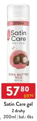 Qanto Satin Care gel 2 druhy nabídka