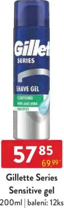 Qanto Gillette Series Sensitive gel nabídka
