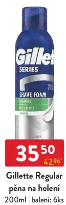 Qanto Gillette Regular pěna na holení nabídka