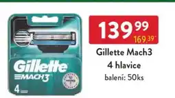 Qanto Gillette Mach3 4 hlavice nabídka