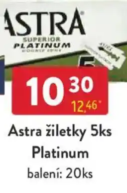 Qanto Astra žiletky Platinum nabídka