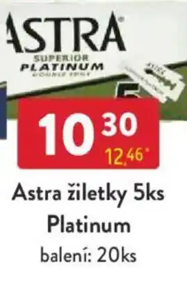 Qanto Astra žiletky Platinum nabídka
