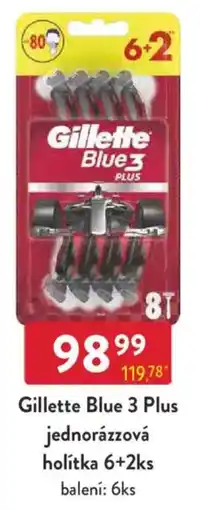 Qanto Gillette Blue 3 Plus jednorázzová holítka nabídka