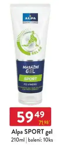 Qanto Alpa SPORT gel nabídka