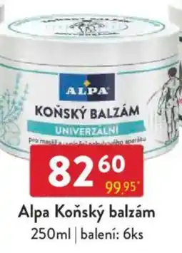 Qanto Alpa Koňský balzám nabídka