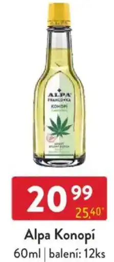 Qanto Alpa Konopí nabídka
