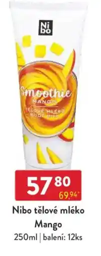 Qanto Nibo tělové mléko Mango nabídka