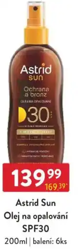 Qanto Astrid Sun Olej na opalování SPF30 nabídka