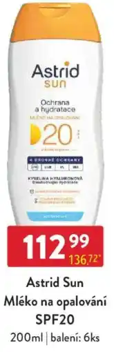 Qanto Astrid Sun Mléko na opalování SPF20 nabídka