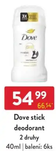 Qanto Dove stick deodorant nabídka