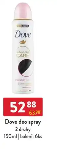 Qanto Dove deo spray nabídka