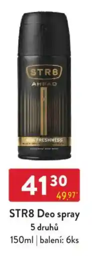 Qanto STR8 Deo spray 5 druhů nabídka