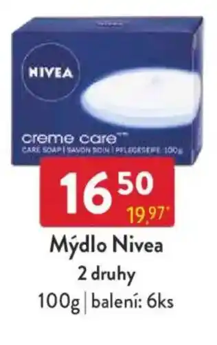 Qanto Mýdlo Nivea 2 druhy nabídka