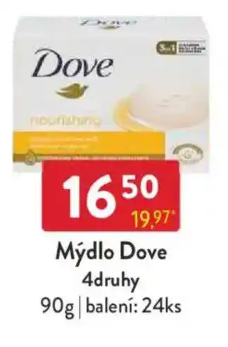 Qanto Mýdlo Dove 4druhy nabídka